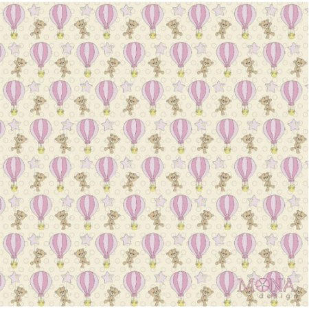 Лист односторонней бумаги 30,5x30,5 см, 190 грамм Mona Design Полет, коллекция  малышка, купить - БлагоЛис