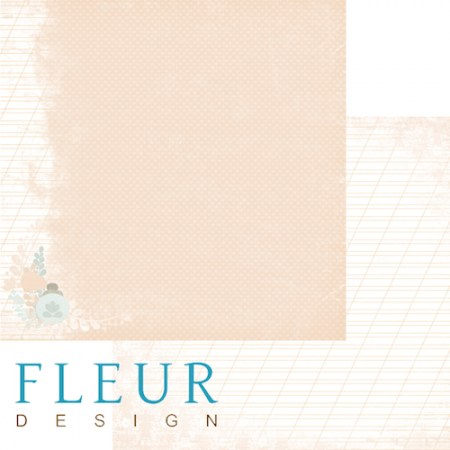 Лист двусторонней бумаги 30,5x30,5 см 190 грамм Fleur  Комната невесты, коллекция Наша свадьба, купить - БлагоЛис