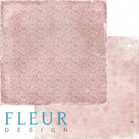 Лист двусторонней бумаги 30,5x30,5 см 190 грамм Fleur Узор коллекция Зимние узоры, купить - БлагоЛис