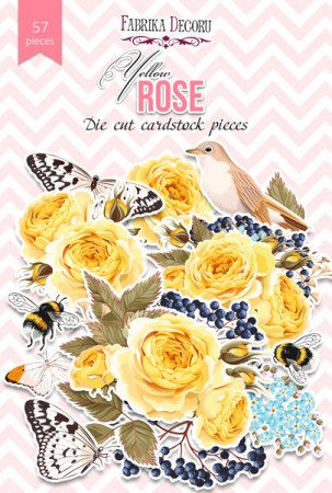 Набор высечек, коллекция Yellow Rose, 57 шт., Фабрика Декора, купить - БлагоЛис
