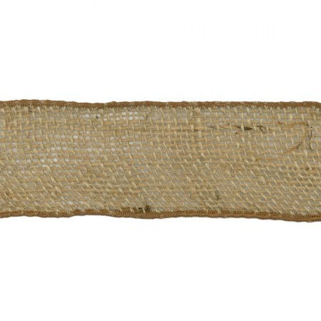 Лента джутовая натуральная, 6 см, неокрашенная, May Arts, 392-25-02, цена за 1 ярд (90 см)  , купить - БлагоЛис