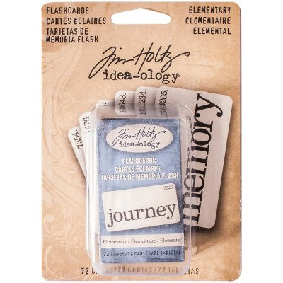 Набор карточек Idea-Ology Flashcards, 72 штуки, ТМ Tim Holtz