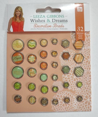 Набор брадсов Wishes&Dreams, 32 элемента, Leeza Gibbons Prima Marketing, купить - БлагоЛис