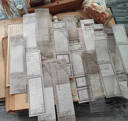 Набор декоративных полос с перфорацией "Stamps", 4.5 х 16.5 см, 15 шт., купить - БлагоЛис