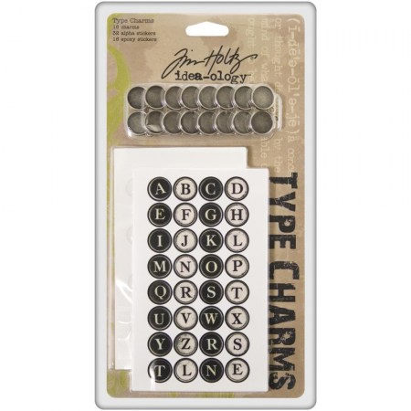 Набор металлических подвесок Idea-Ology Metal charms, 16 штук, ТМ Tim Holtz, купить - БлагоЛис
