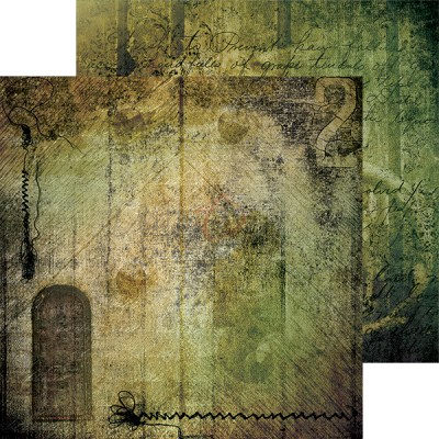1/3 Набора бумаги FADED MEMORIES, 15,3 х 15,3 см, 6 двусторонних листов, плотность 250 грамм, ТМ Craft O'Clock
