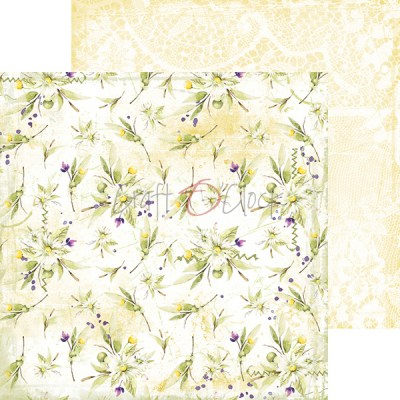 1/2 Набора бумаги SUMMER FLOWERS, 15,3 х 15,3 см, 12 двусторонних листов + бонус, плотность 250 грамм, ТМ Craft O'Clock