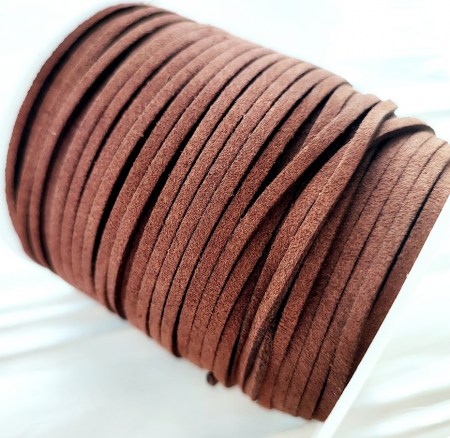 Замшевый шнур 2 мм., цвет коричневый, DIY Ribbon's, цена за 1 ярд ( 90 см ), купить - БлагоЛис