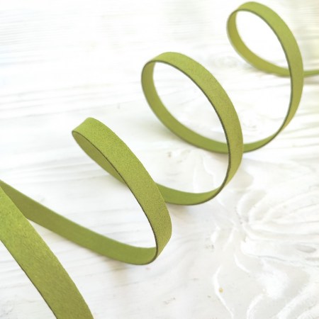 Замшевый шнур 10 мм., цвет травяной, DIY Ribbon's, цена за 1 ярд ( 90 см ), купить - БлагоЛис