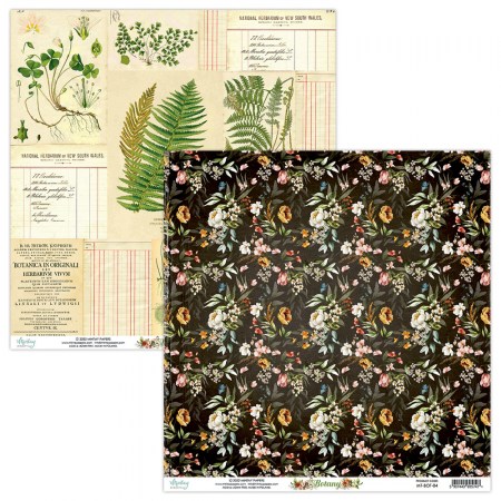 Лист бумаги Botany 04, 30,5 х 30,5 см, плотность 240 грамм, ТМ Mintay by Karola, купить - БлагоЛис