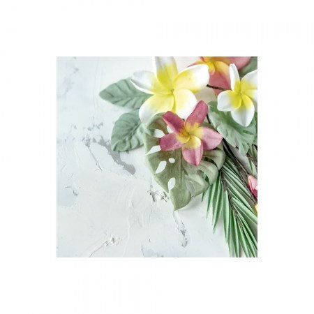 Набор цветов из ткани "Тропики", ТМ Pastel flowers, купить - БлагоЛис