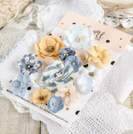Набор цветов "Морской", ТМ Pastel flowers, купить - БлагоЛис