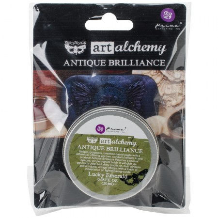 Воск Art Alchemy Antique Brilliance Wax Finnabair, Prima Marketing, цвет счастливый изумруд, купить - БлагоЛис