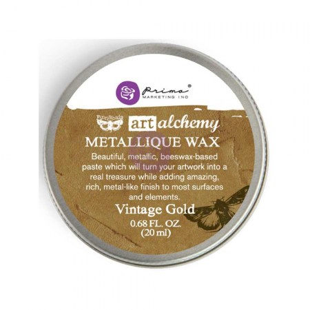 Воск Art Alchemy Metallique Wax Finnabair, Prima Marketing, цвет старое золото, купить - БлагоЛис