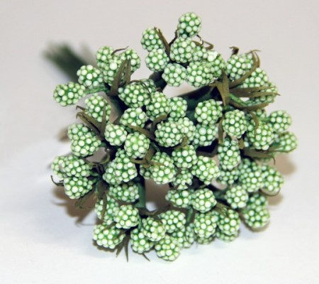 Декоративная веточка DKB026C green (зеленая), цена за 1 штуку, купить - БлагоЛис