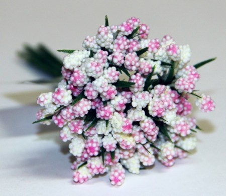 Декоративная веточка DKB028B SL22 pink (розовая), цена за 1 штуку, купить - БлагоЛис