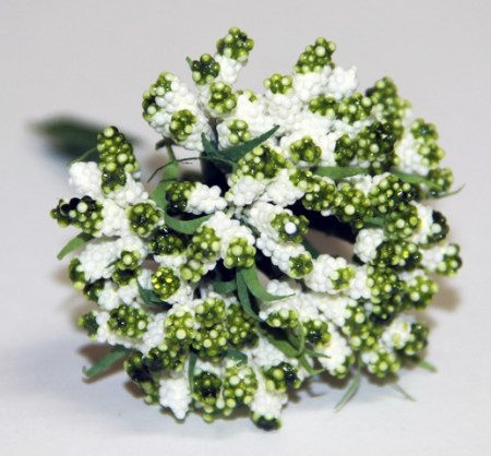 Декоративная веточка DKB028C F47 green (зеленая), цена за 1 штуку, купить - БлагоЛис