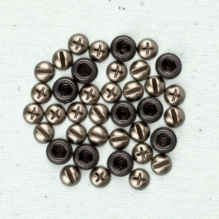 Набор винтовых головок Junkyard Findings Metal Trinkets, 34 штуки, Prima marketing, купить - БлагоЛис