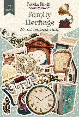 Набор высечек, коллекция "Family Heritage", 44 шт., плотность 250 гр., Фабрика Декора, купить - БлагоЛис