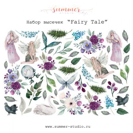 Набор высечек "Fairy tale", плотность 330 гр, Summer Studio, купить - БлагоЛис