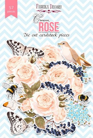 Набор высечек, коллекция Cream Rose, 57 шт., Фабрика Декора, купить - БлагоЛис