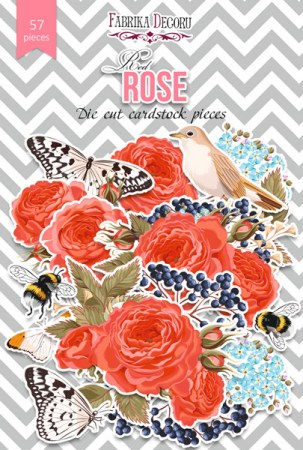 Набор высечек, коллекция Red Rose 57 шт., Фабрика Декора, купить - БлагоЛис