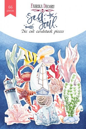 Набор высечек, коллекция "Sea soul", 66 шт., Фабрика Декора, купить - БлагоЛис