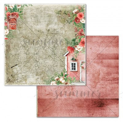 Набор двусторонней бумаги Vintage winter, 10 листов + 1 бонус, 30,5 х 30,5 см, 190 г, ТМ Summer Studio