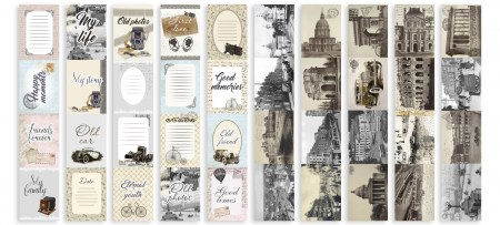 Набор полос с картинками для декорирования Shabby Memory, Фабрика Декора, купить - БлагоЛис