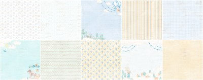 Набор скрапбумаги Dreamy baby boy 30,5 x 30,5 см, плотность 200 г, 10 листов, Фабрика Декора