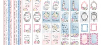 Набор скрапбумаги Shabby love 30,5 x 30,5 см, плотность 200 г, 10 листов, Фабрика Декора
