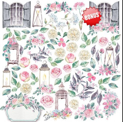 Набор скрапбумаги Shabby love 30,5 x 30,5 см, плотность 200 г, 10 листов, Фабрика Декора