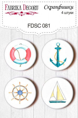 Набор скрапфишек из 4 шт. FDSC 081, купить - БлагоЛис