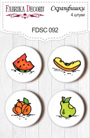 Набор скрапфишек из 4 шт. FDSC 092, купить - БлагоЛис