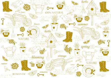 Пленка (оверлей, ацетатный лист) My gardening, формат А 4, ТМ Bee Shabby , купить - БлагоЛис
