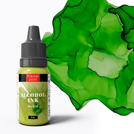 Спиртовые чернила «Broccoli» (Брокколи), 15 мл., ТМ Fractal Paint, купить - БлагоЛис