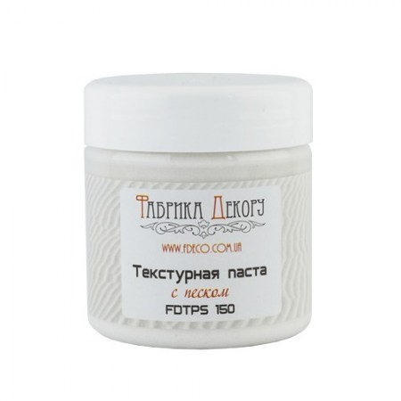 Текстурная паста c песком белая, Фабрика Декора, 150 мл, купить - БлагоЛис