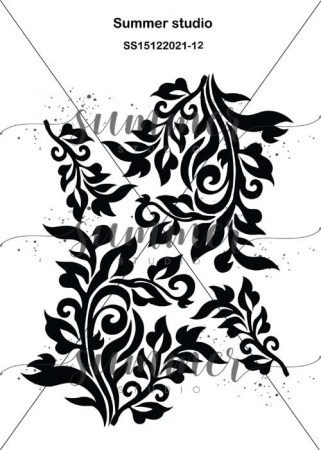 Трафарет "Branches", 14 х 20 см, ТМ Summer Studio, купить - БлагоЛис
