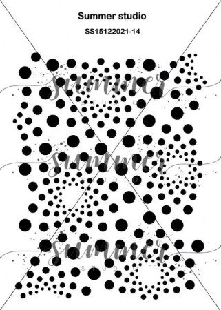 Трафарет "Circles", 14 х 20 см, ТМ Summer Studio, купить - БлагоЛис