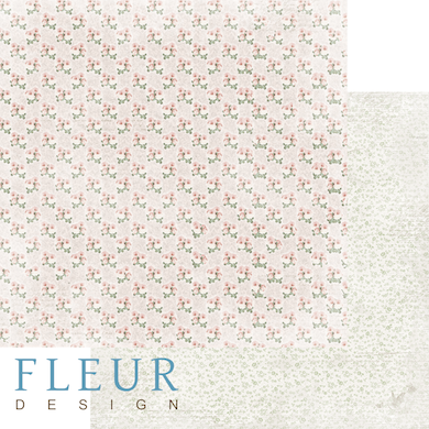 Лист двусторонней бумаги 30,5x30,5 см 190 грамм Fleur Фантазия, коллекция Наш малыш Девочка, купить - БлагоЛис