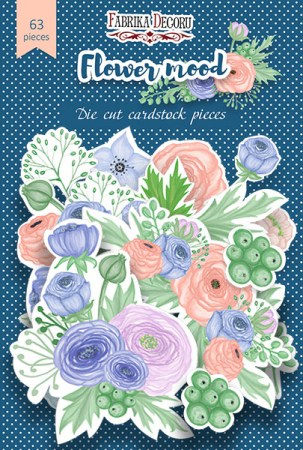 Набор высечек, коллекция "Flower mood",63 шт., ТМ Фабрика Декора, купить - БлагоЛис