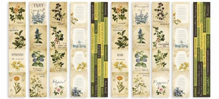 Набор полос с картинками для декорирования "Botany summer", ТМ Фабрика Декора, купить - БлагоЛис