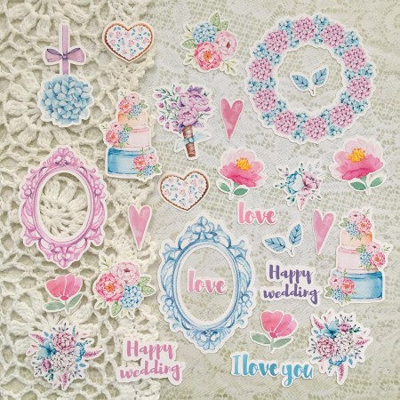 Набор высечек Mona Design Chic wedding, купить - БлагоЛис