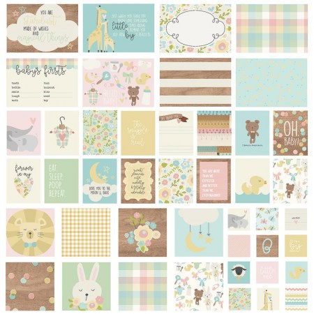 Набор двусторонних карточек Oh.baby!, 48 штук, Simple Stories, купить - БлагоЛис
