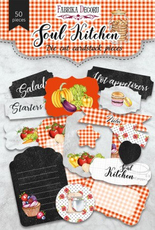 Набор высечек, коллекция "Soul Kitchen", 50 шт., Фабрика Декора, купить - БлагоЛис