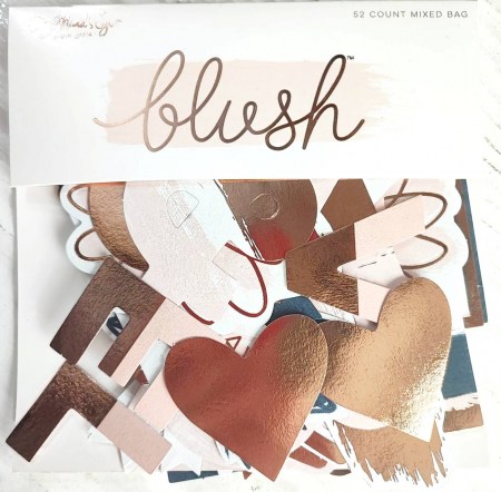 Набор высечек с фольгированием Blush, 52 шт., ТМ MME, купить - БлагоЛис