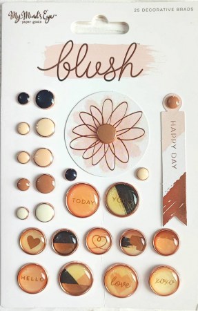 Набор брадсов и тегов Blush, 25 элементов, MME, купить - БлагоЛис