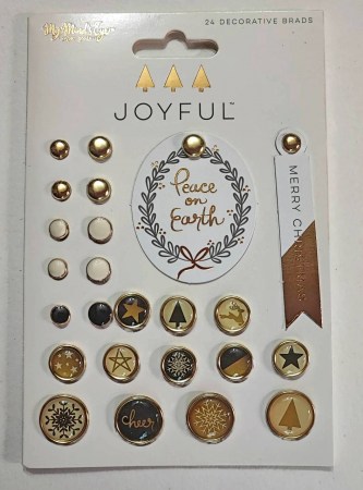 Набор брадсов и тегов JOYFUL, 24 элемента, MME, купить - БлагоЛис