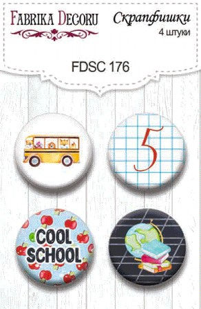 Набор скрап фишек, 4 шт. FDSC-176, ТМ Фабрика Декора, купить - БлагоЛис