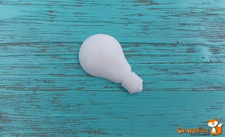 Фигурка из пластика Лампочка, 2,5 х 4 см, купить - БлагоЛис